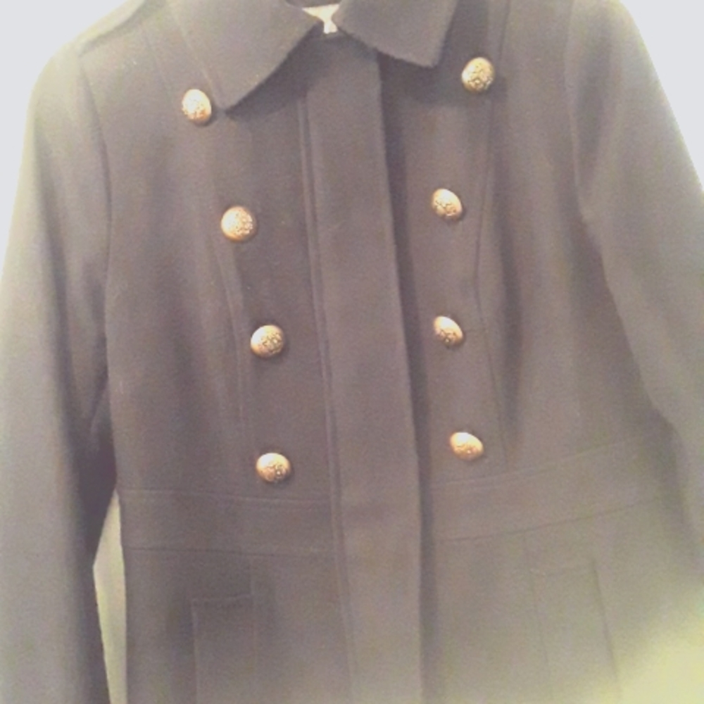 Ladies Navy Blue Peacoat